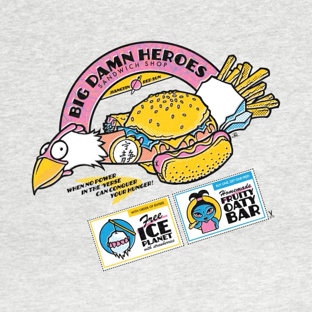 Big Damn Heroes Sandwich Shop by ShokXoneStudios